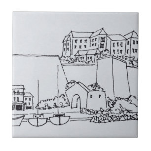 Fortified City of Calvi Corsica, France Tile