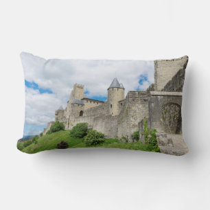 Fortified City Of Carcassonne Lumbar Cushion