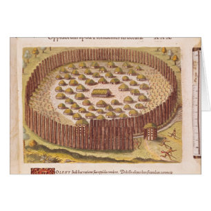 Fortified Indian Village, from 'Brevis 2