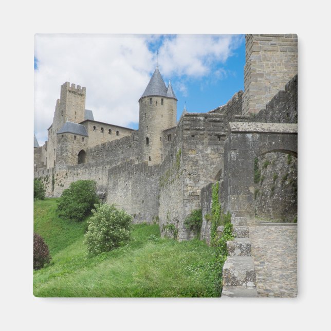 Fortified Wall of Carcassonne Magnet (Front)