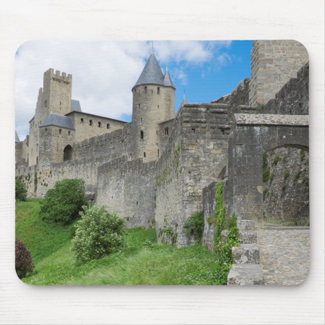 Fortified Wall of Carcassonne Mouse Pad (Front)