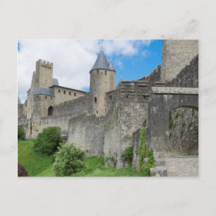 Fortified Wall of Carcassonne Postcard