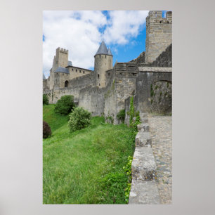 Fortified Wall of Carcassonne Poster