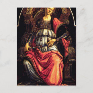 Fortitude by Sandro Botticelli Postcard