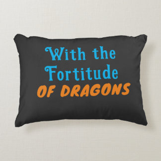 Fortitude of Dragons- Accent Pillow