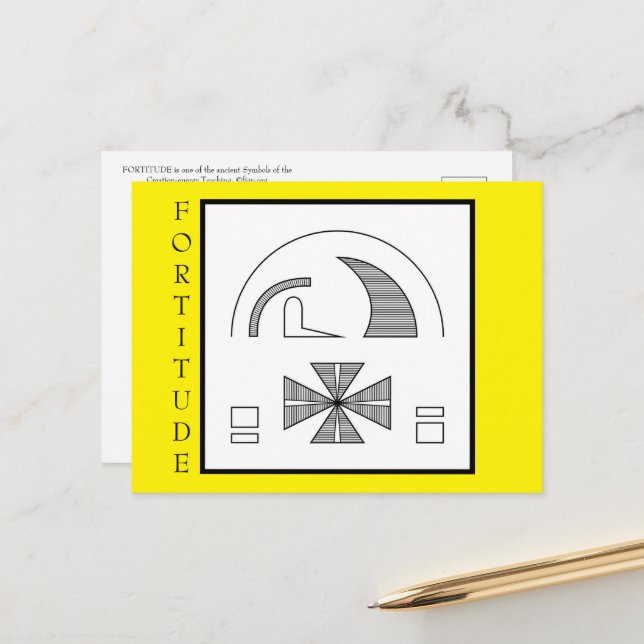 Fortitude Postcard (Front/Back In Situ)
