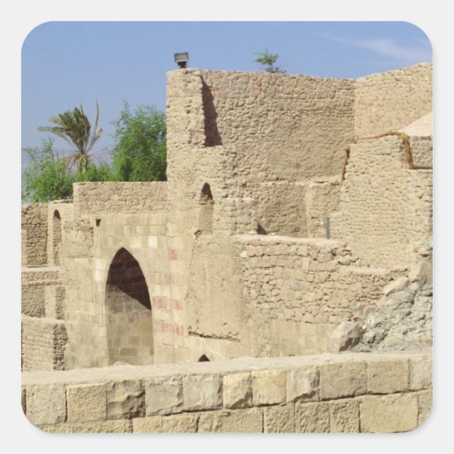 Fortress, built by Baldwin I Square Sticker (Front)
