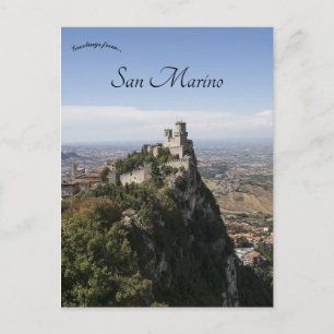 Fortress of Guaita San Marino Postcard