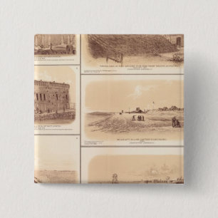 Forts Sumter & Moultrie, Sullivan's Island 15 Cm Square Badge