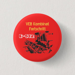 Fortschritt Design DDR 3 Cm Round Badge