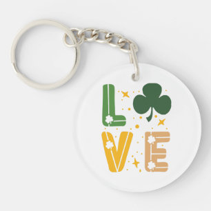 Fortunate Feelings Clover Key Ring