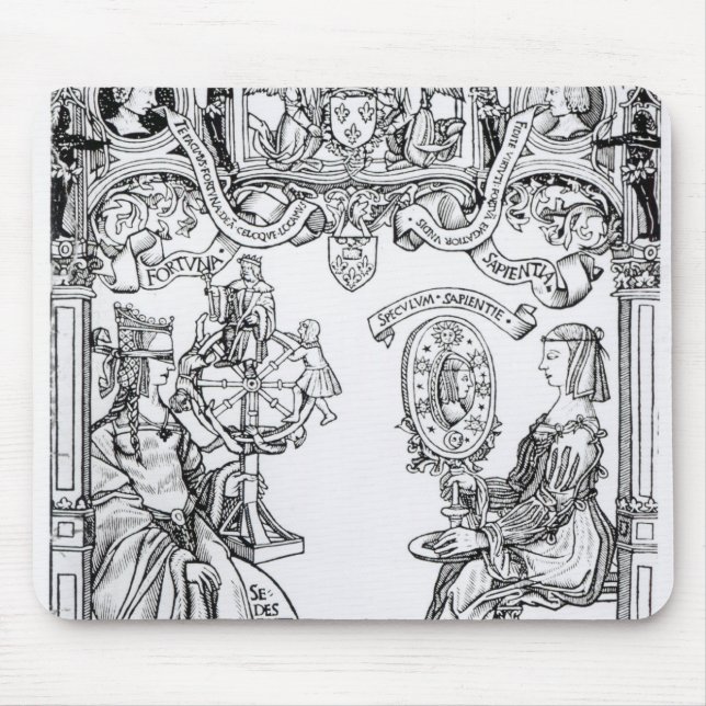 Fortune and Wisdom Mouse Pad (Front)