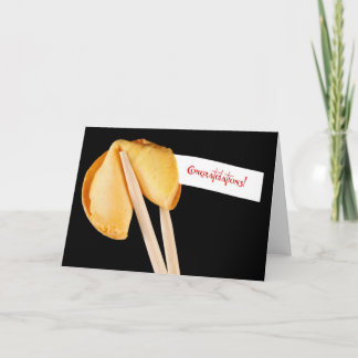 Fortune Cookie Congratulations Card