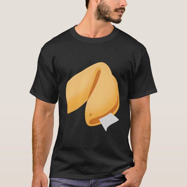 Fortune Cookie Emoticon T-Shirt (Front)