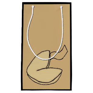 Fortune Cookie Lucky Chinese Food Cartoon Small Gift Bag