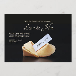 Fortune Cookie Rehearsal Dinner Invitation