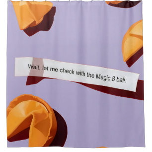 Fortune Cookie & The Magic 8 ball Shower Curtain