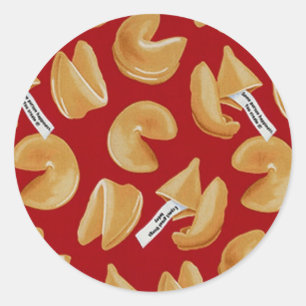 Fortune Cookies Classic Round Sticker