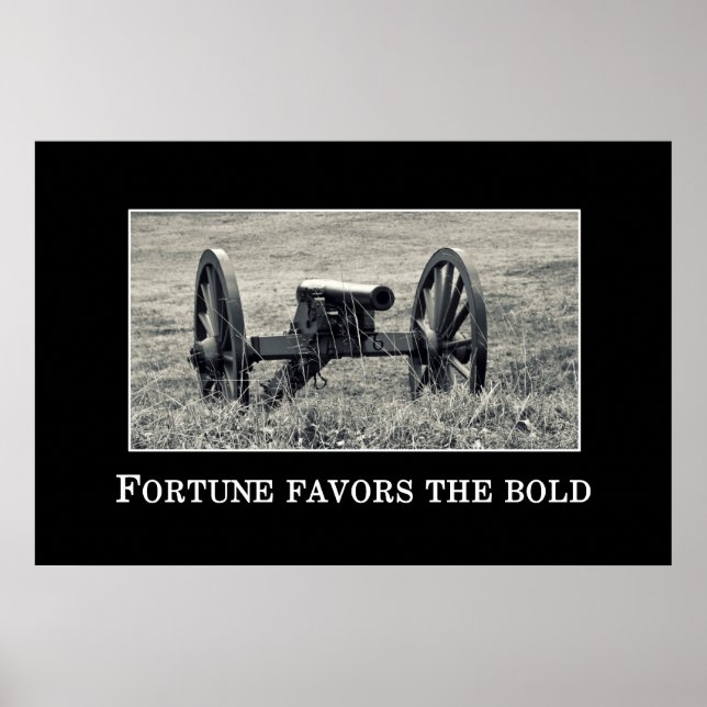 Fortune favors the bold poster (Front)