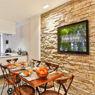 Fortune is fickle Inspirational proverb poster