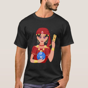 Fortune Teller Card Reader Psychic Crystal-Gazer C T-Shirt