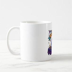 Fortune Teller Crystal Ball Cat Spooky Carnival Coffee Mug