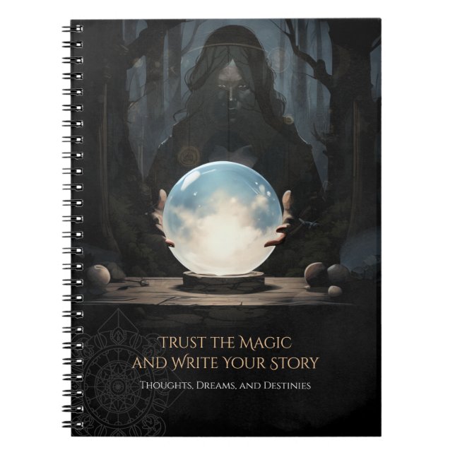 Fortune Teller Crystal Ball Notebook (Front)