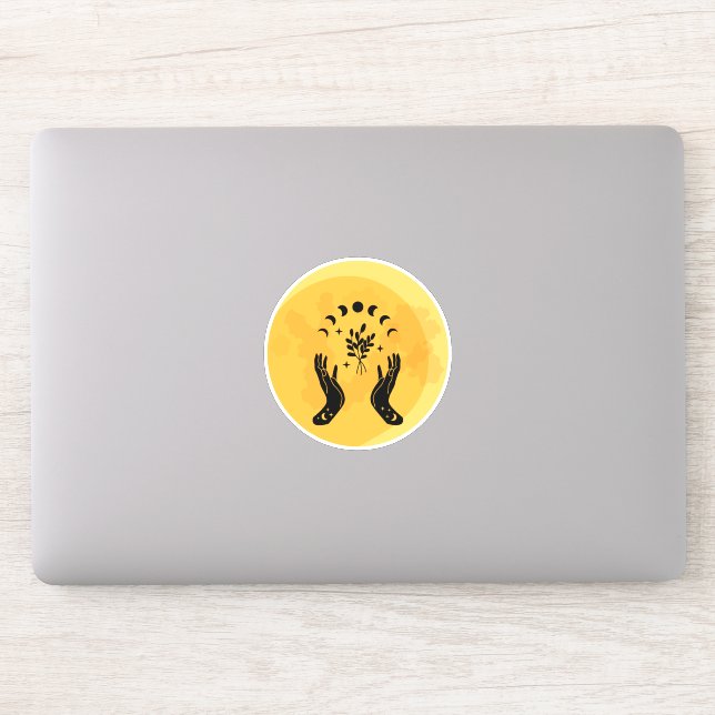 Fortune Teller Hand Moon Halloween (Computer)