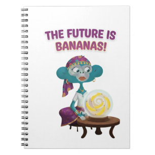 Fortune teller monkey notebook
