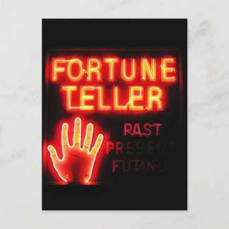 Fortune Teller - Past Present & Future Postcard
