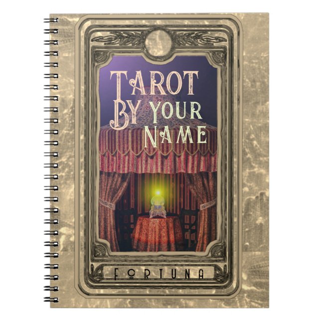 Fortune Teller Tarot Cards Notebook (Front)