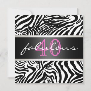 Forty Birthday Invitation