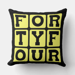 Forty Four, Number 44 Cushion