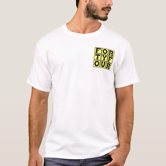 Forty Four, Number 44 T-Shirt (Front)