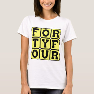 Forty Four, Number 44 T-Shirt