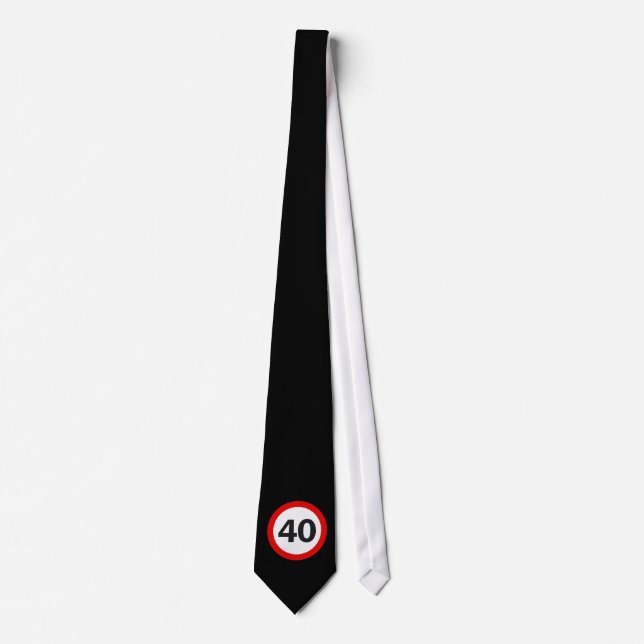 Forty Road Sign Tie (Front)