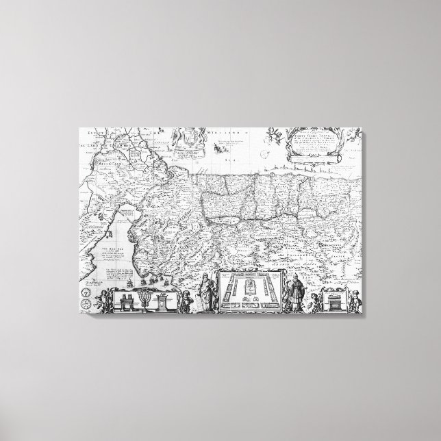 Forty Years Travels of the Children of Israel Canvas Print (Front)