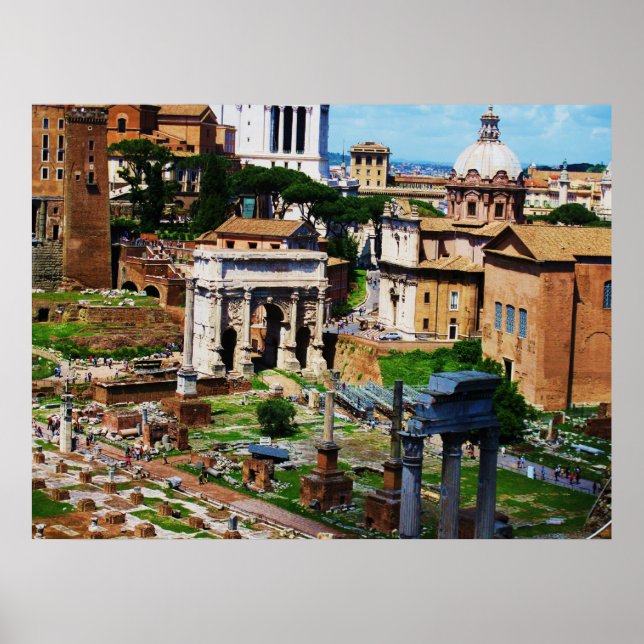 Forum Panorama Rome Photo 2009 Poster (Front)