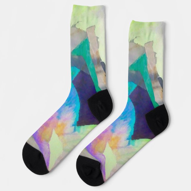 Forward Abstract Socks (Left)