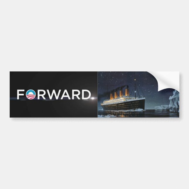 FORWARD CAR BUMPER STICKER (Front)