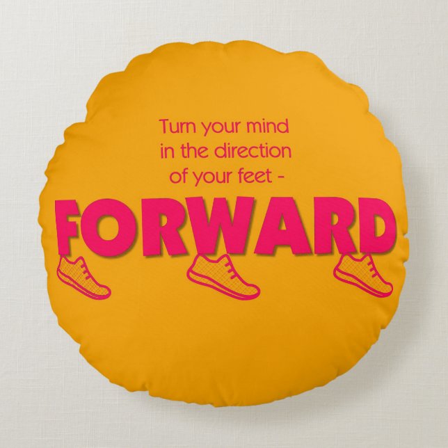 FORWARD Collection Round Cushion (Front)