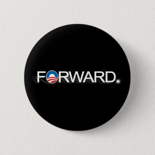 Forward for Obama 2012 6 Cm Round Badge