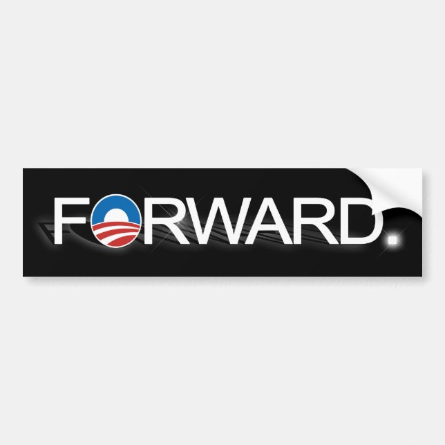 Forward for Obama 2012 Bumper Sticker (Front)