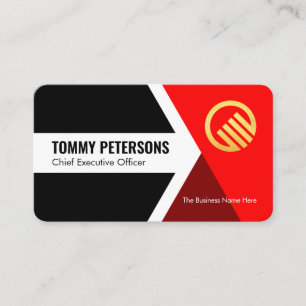 Forward Moving Arrowhead To Success CEO Business Card