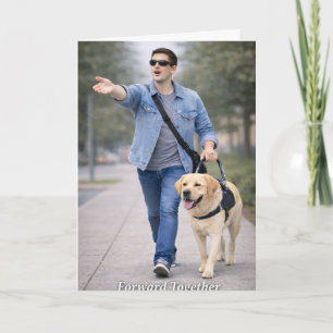 Forward Together – Guide Dog Team Graduation Card