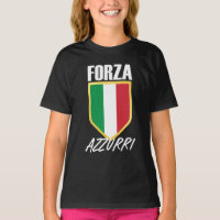 Forza Azzurri Italy Flag Soccer