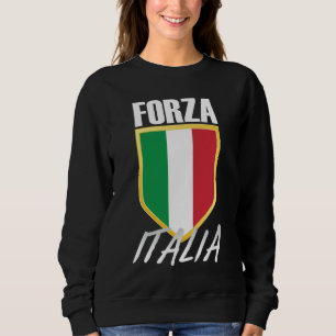 Forza Italia Italian Flag Soccer Sweatshirt