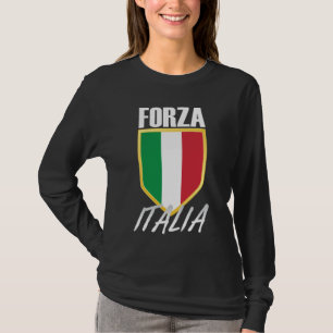 Forza Italia Italian Flag Soccer T-Shirt