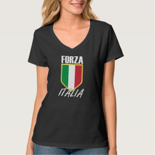 Forza Italia Italian Flag Soccer T-Shirt
