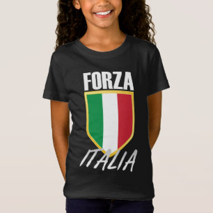 Forza Italia Italian Flag Soccer T-Shirt